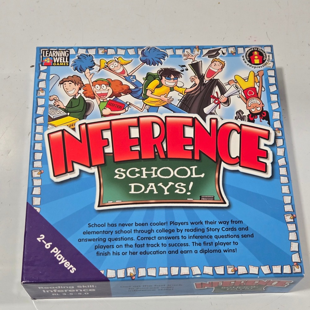 Learning Well Inference School Days Board Game Reading Skill RL 3.5-5.0 LRN801